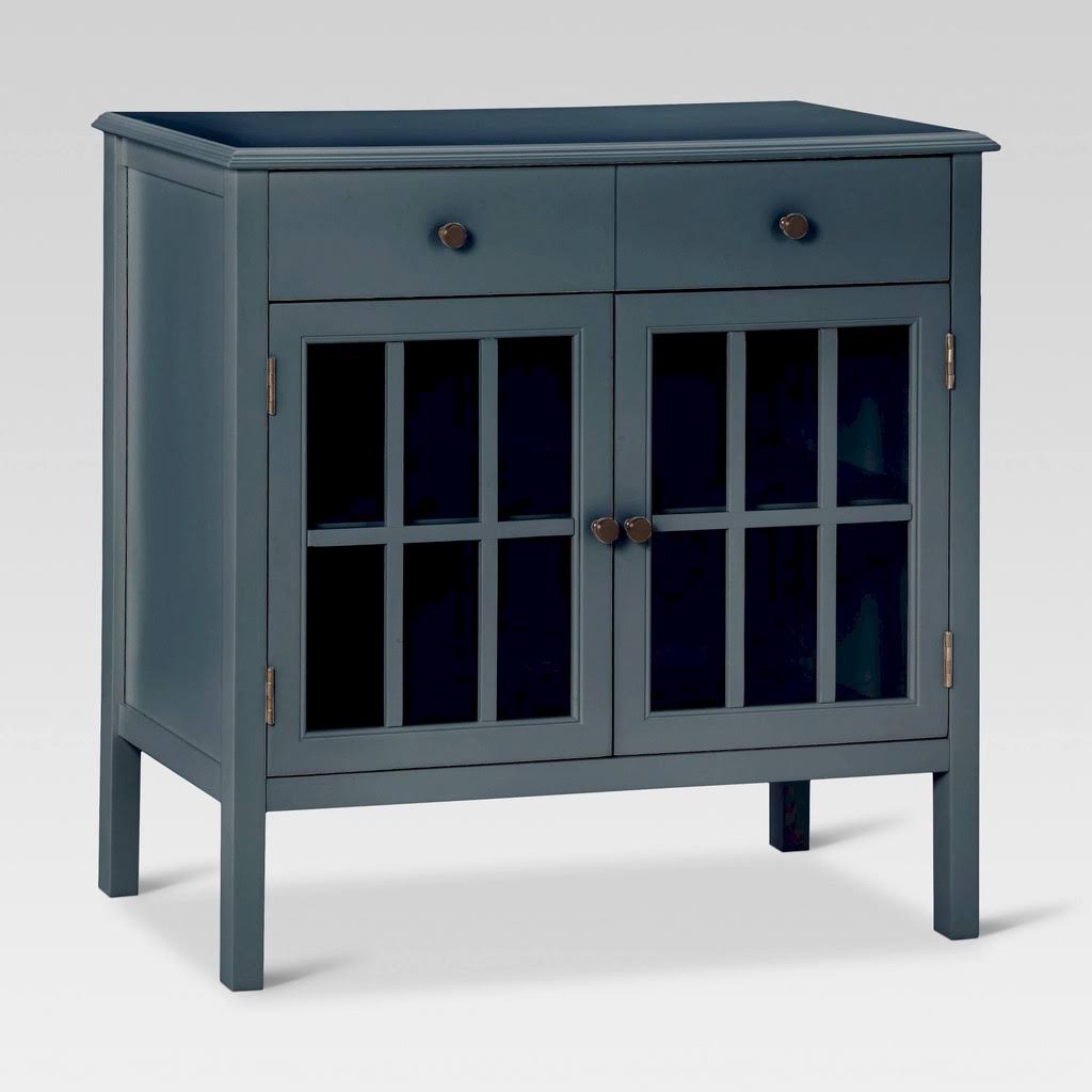 Threshold Windham 2 Door Cabinet with Drawers - Overcast