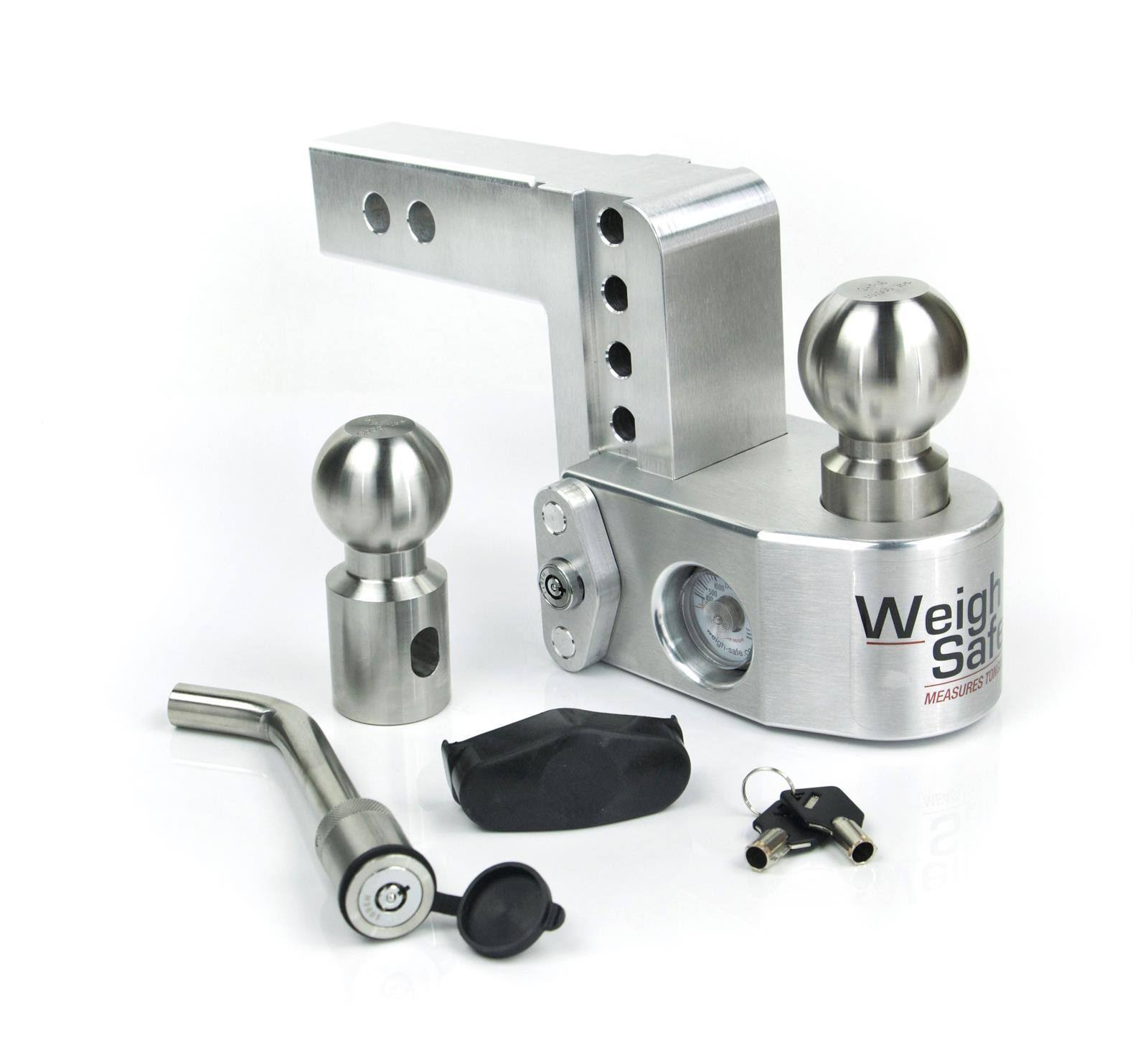 Weigh Safe Adjustable 10x22 Drop Ball Mount with 3x22 Shank and Hitch Pin - WS10-3-KA