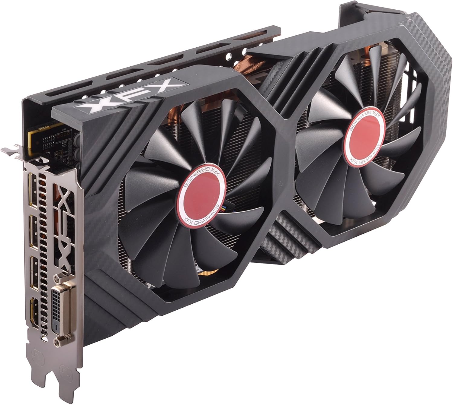 XFX Radeon RX 580 GTS Black Edition 1405MHz OC+, 8gb 256bit GDDR5, DX12 VR Ready, Double Dissipation, Dual BIOS, 3xDP HDMI DVI, PCI-E AMD Graphics Card (RX-580P828D6)