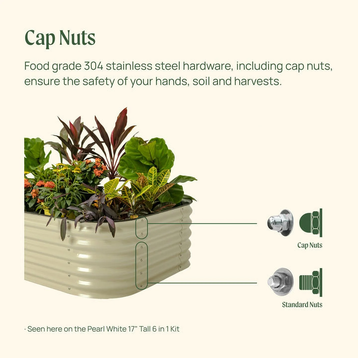 Vego Garden 2 x 8 ft Self-Watering Planter Raised Garden Bed Kits-Modern Gray