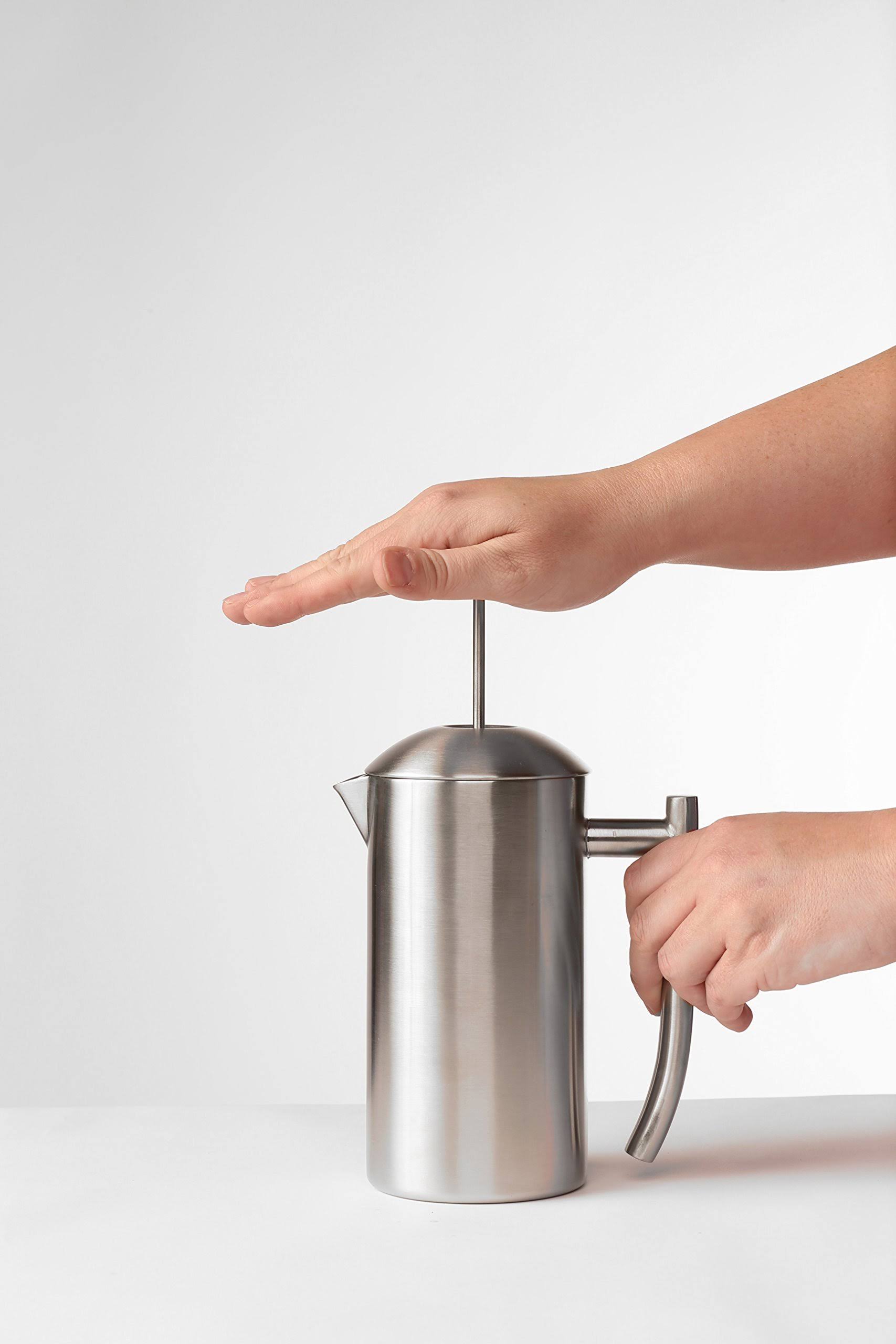 Frieling USA Double Wall Stainless Steel French Press Coffee Maker 17-Ounce