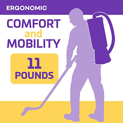 ProTeam Commercial Backpack Vacuum, MegaVac Vacuum Backpack with Blower Tool