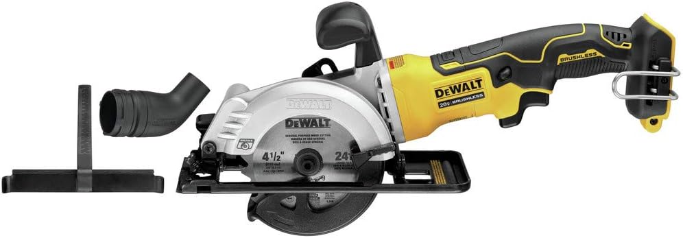 Dewalt DCS571B-DCB240-BNDL ATOMIC 20V MAX Brushless 4-1/2 in. Circular Saw and 4 Ah Compact Lithium-Ion Battery