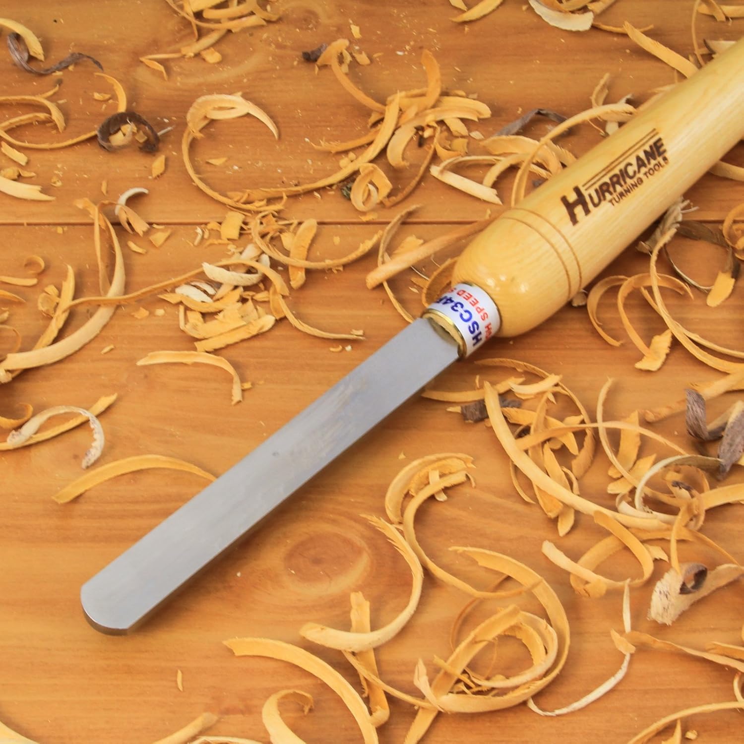 Hurricane Turning Tools, HSS, 3 Piece Round Nose Scraper Set (3/4", 1" and 1 1/2"), Standard Series Woodturning Tools