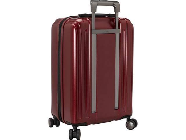 Delsey Helium Titanium Carry-On Expandable Spinner - 20.5x22  - Black Cherry
