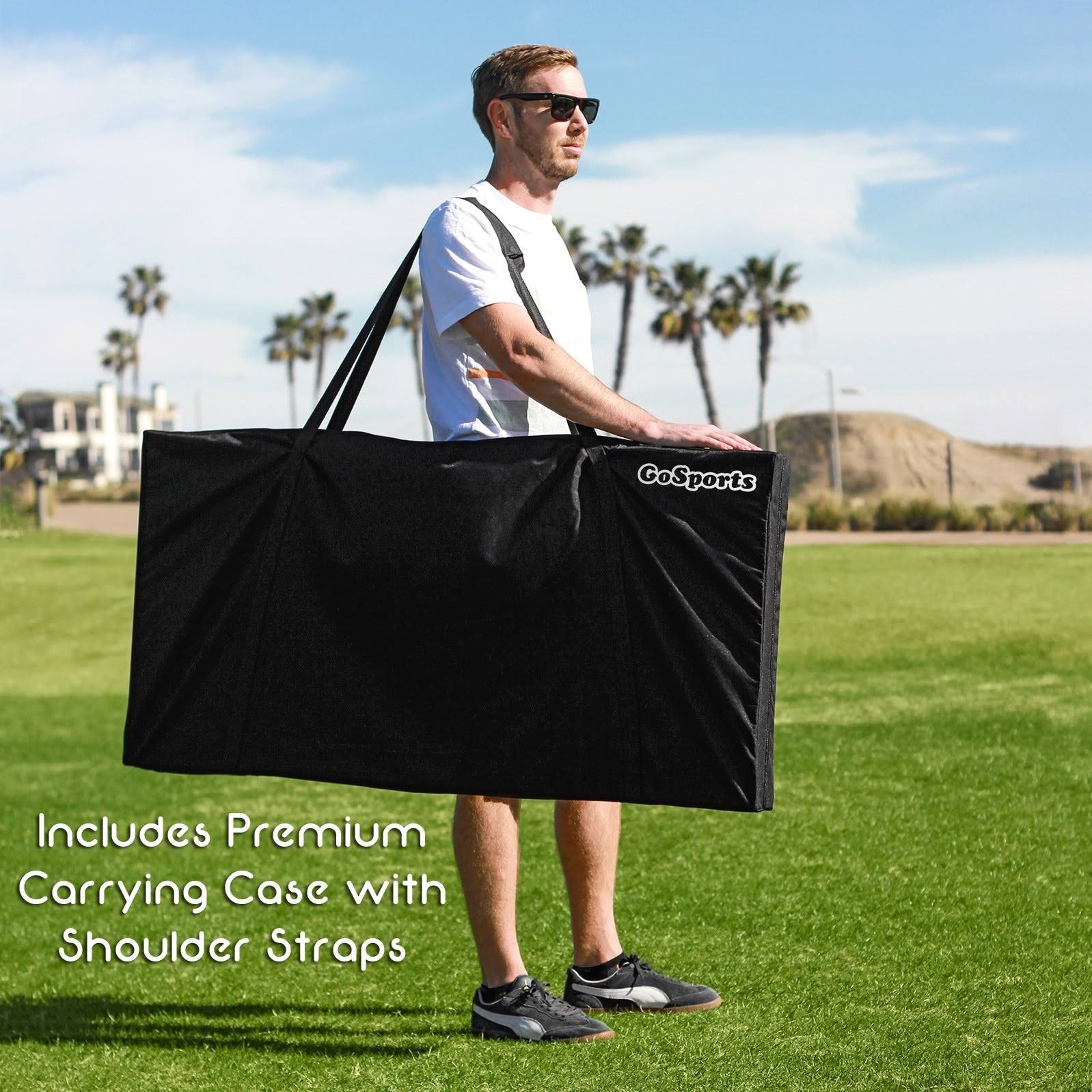 Gosports Classic Regulation Size Cornhole Set Includes 8 Bags Carry Case Rules