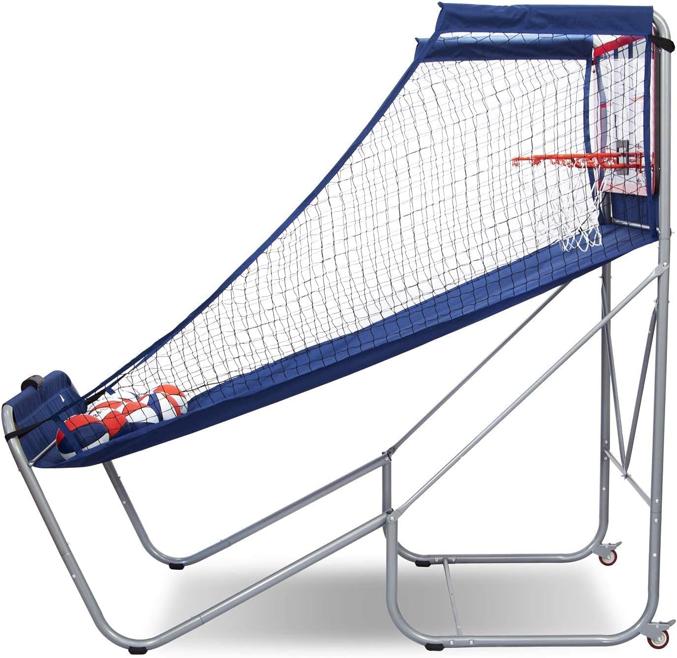 Pop-A-Shot Official Indoor/Outdoor Dual Shot Basketball Arcade Game - Weather Resistant - 16 Different Games - 6 Audio Options - Near 100% Scoring Accuracy - Large LED Scoreboard