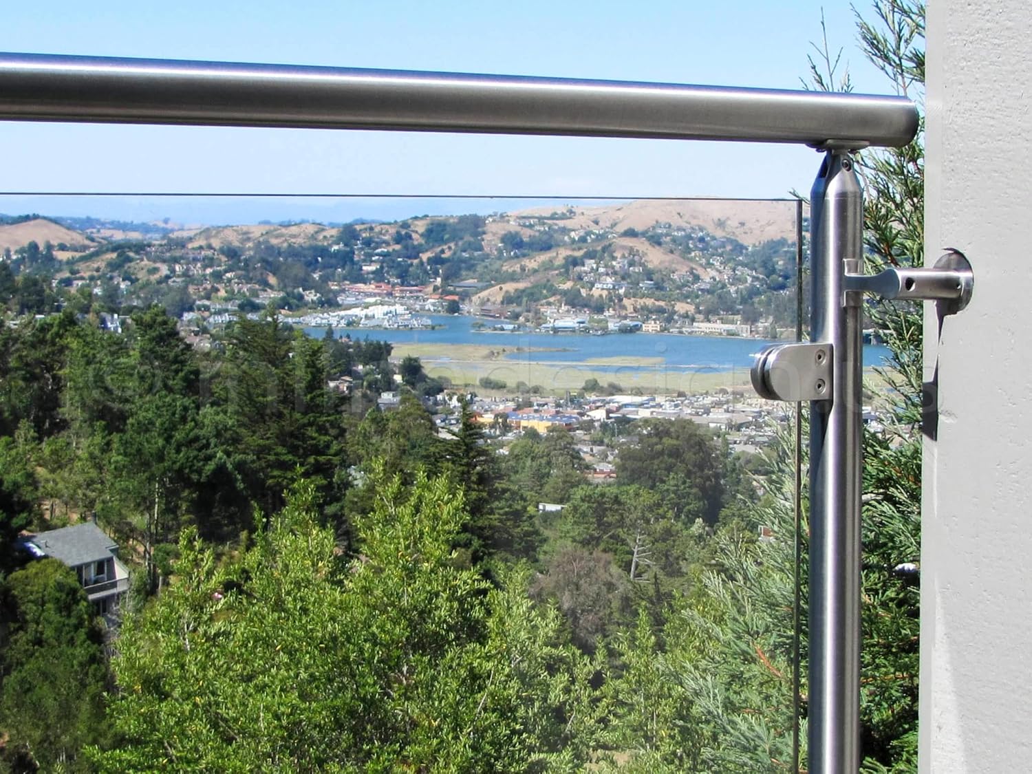 Stainless Steel Handrail Tube Round 3 feet by Inline Design Pack of 2