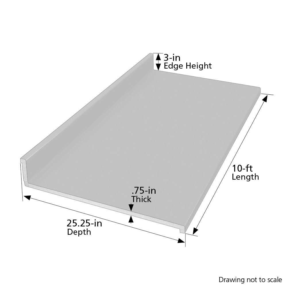 VT Dimensions Formica Carrara Bianco 6696-43 Straight Laminate Countertop White - Shop Hardware Tools Online Store