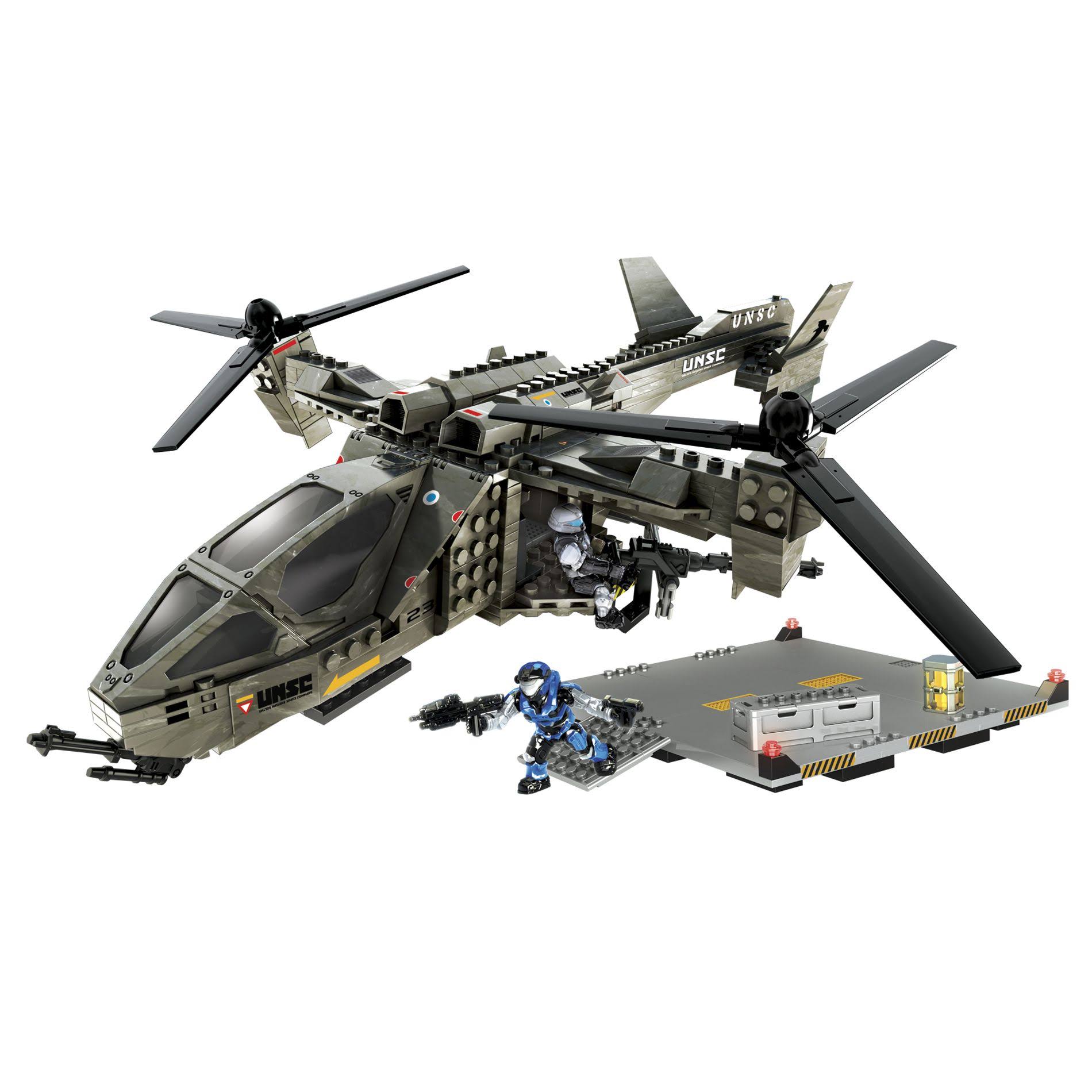Mega Bloks Halo UNSC Falcon with Landing Pad