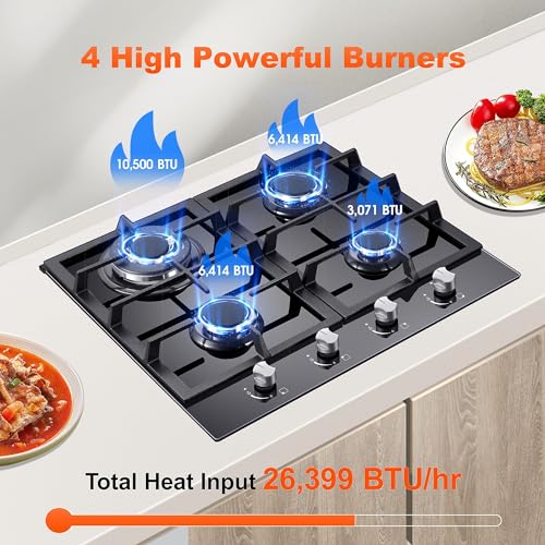 Amzgachfktch Black Gas Cooktop