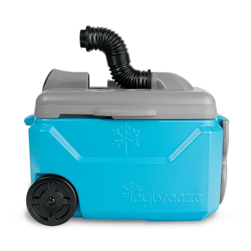 IcyBreeze V2 Pro Portable Air Conditioner & Cooler - 2-in-1 Personal Cooling Solution with 3-Speed Fan, 12V Rechargeable Battery, 38 Quart Capacity, Made in the USA