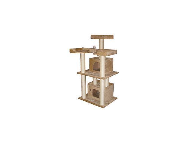 Go Pet Club F39 51 in. Beige Cat Tree