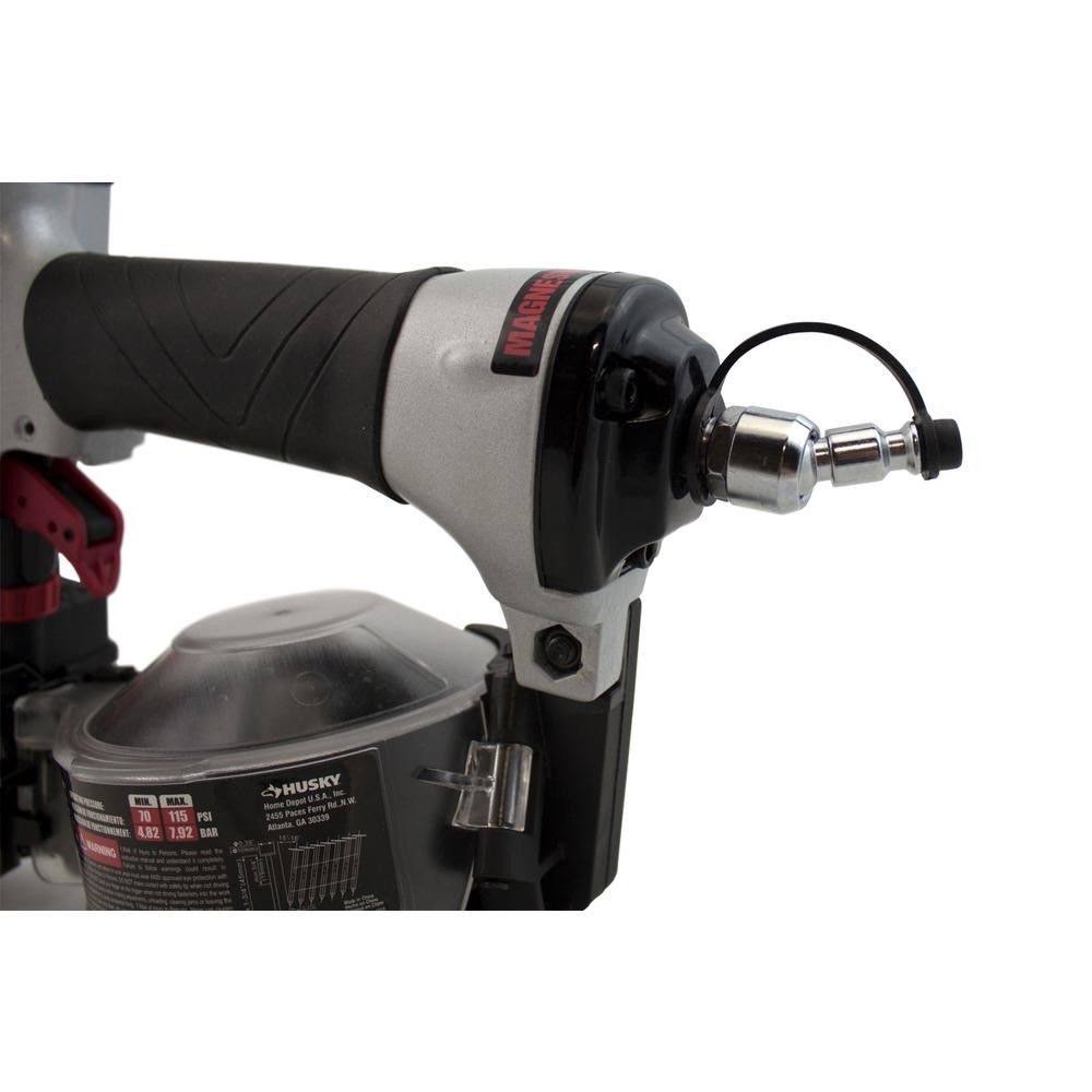 Husky Pneumatic 15 Degree Coil Roofing Nailer