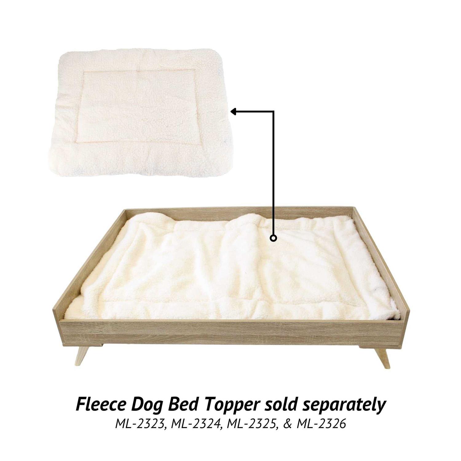 Midlee Raised Wooden Dog Bed Frame - Pet Supplies online store
