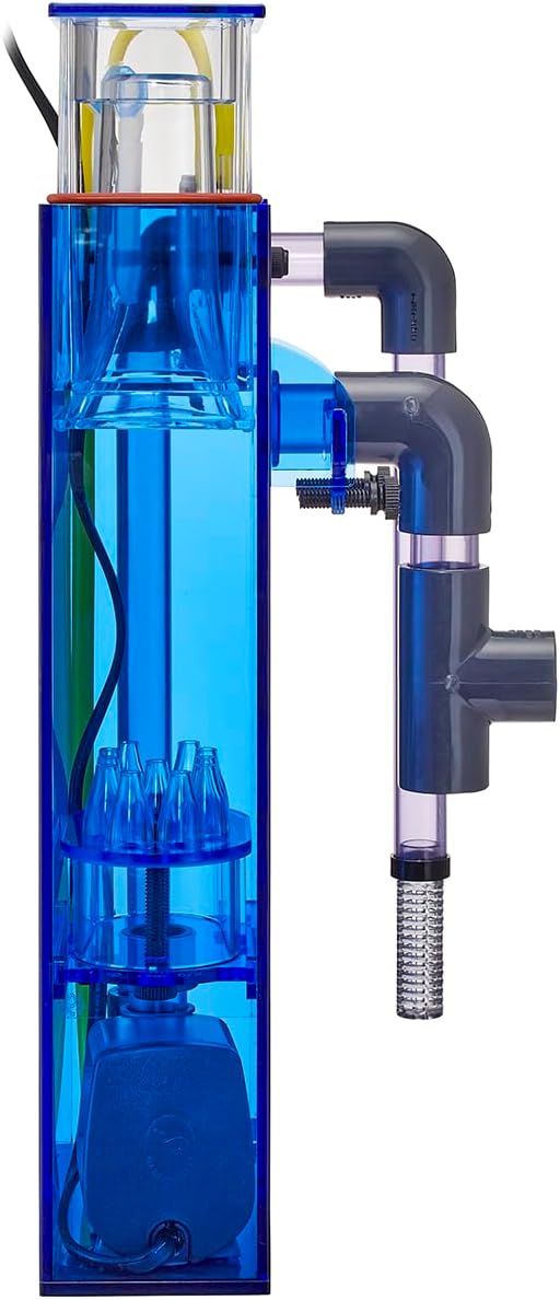 Hang On Back Protein Skimmer for Saltwater Aquariums HOB-1.5, Up to 75 Gallon Fish Tank Filtration, Hang On External, Adjustable, Ultra Quiet Pinwheel Pump