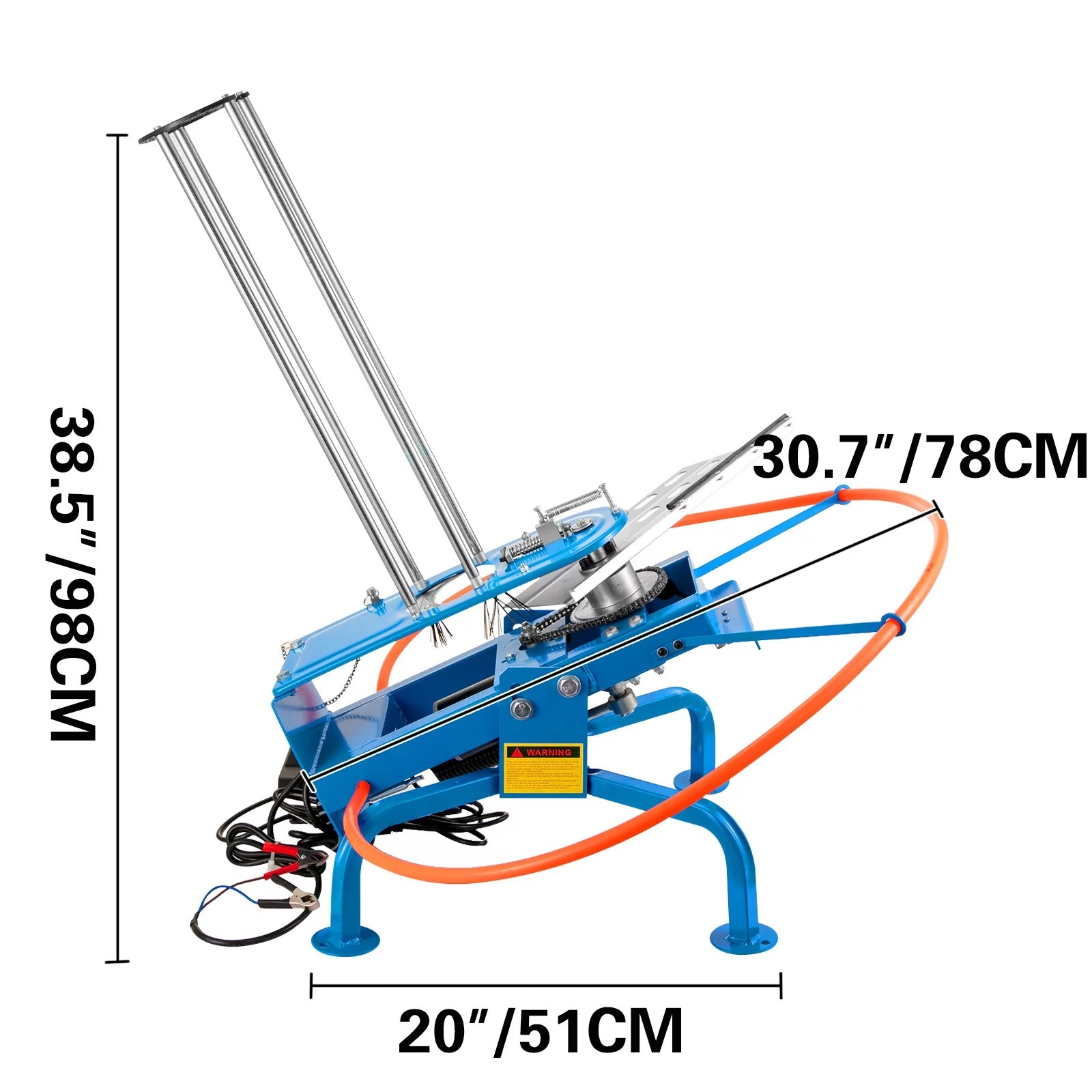 VEVOR Clay Pigeon Thrower 50 Clay Capacity Automatic Trap Machine Skeet Electronic Trap Thrower
