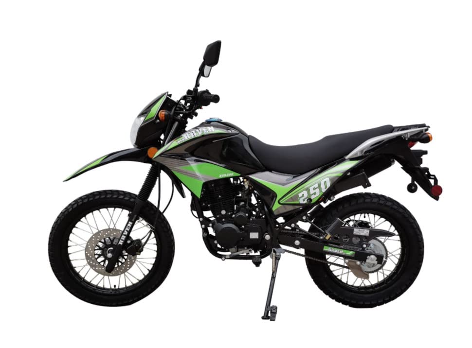 HHH 250cc Scooter Dirt Bike Vitacci Raven XL 250 Enduro Street 250cc Motorcycle Dual Sports Enduro Bike - Choose Your Color