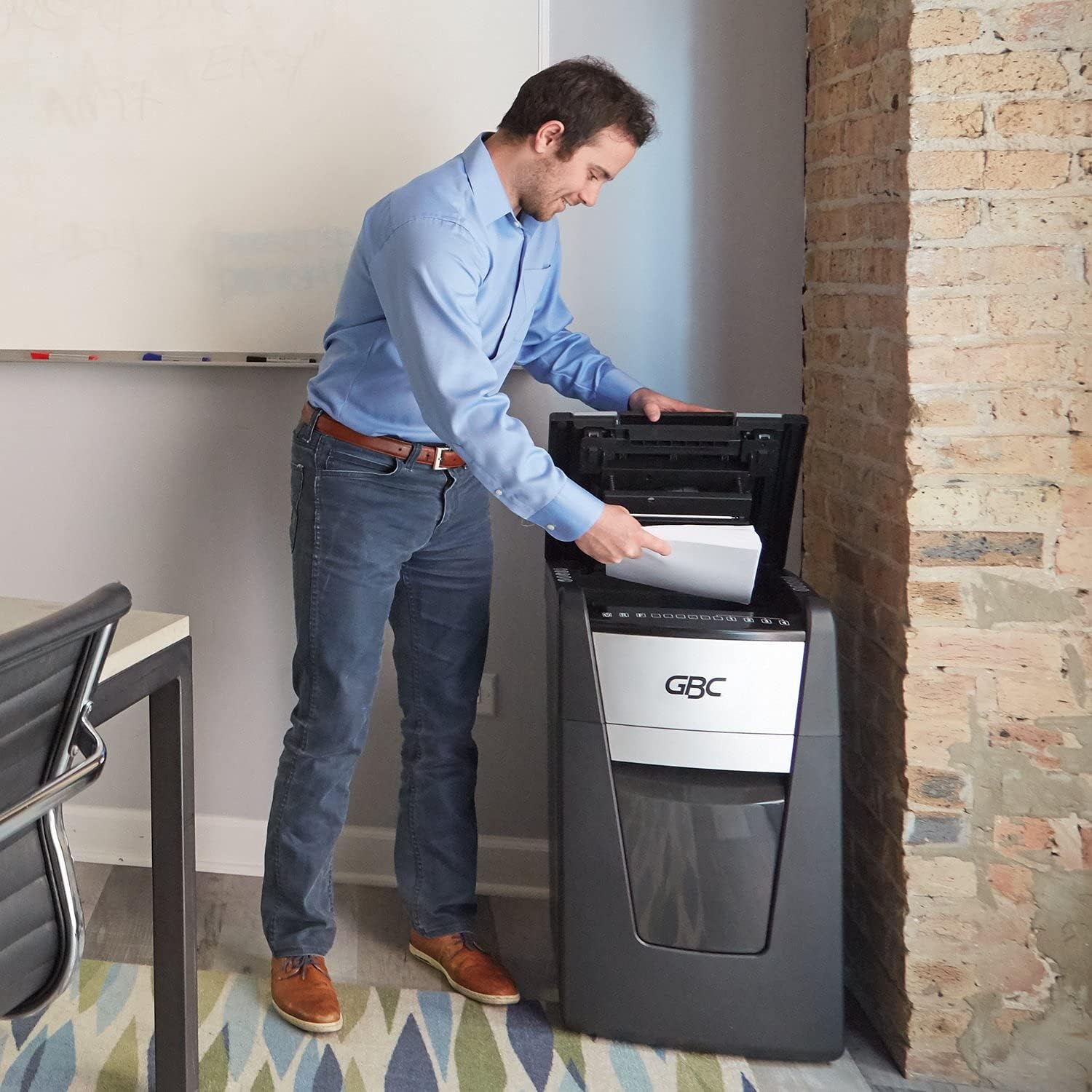 GBC Paper Shredder, Auto Feed+, 230 Sheet Capacity, Micro-Cut, Small Office Shredder, 230M (WSM1757607)