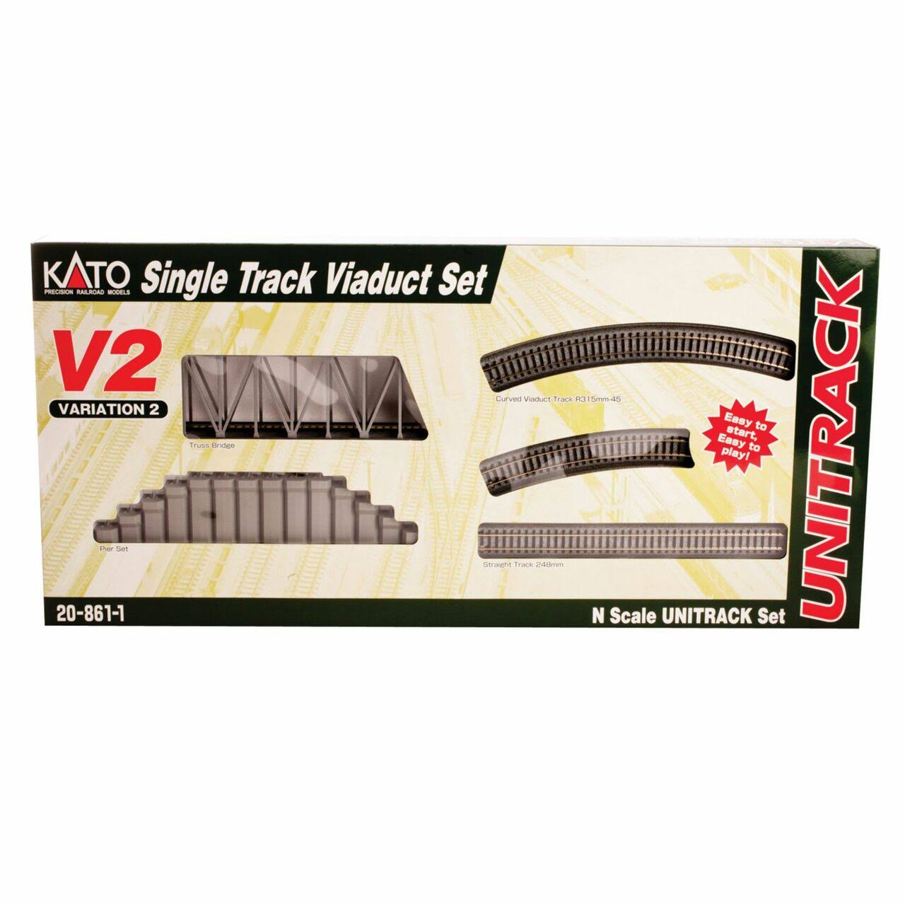 Kato USA - N V2 Single Track Viaduct Set - 208611 - Megean