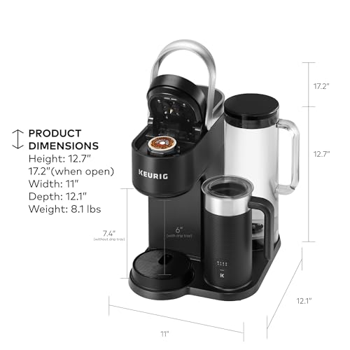 Keurig K-Duo Single Serve K-Cup Pod Coffee, Latte and Cappuccino Maker