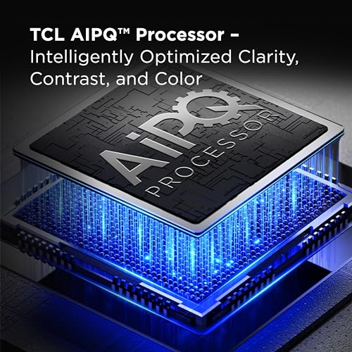 TCL Q65 QLED 4K UHD Smart TV with Google TV Dolby Vision, Dolby Atmos, HDR Pro+, Game Accelerator Enhanced Gaming, Voice Remote, Compatible with Alexa, Streaming Television