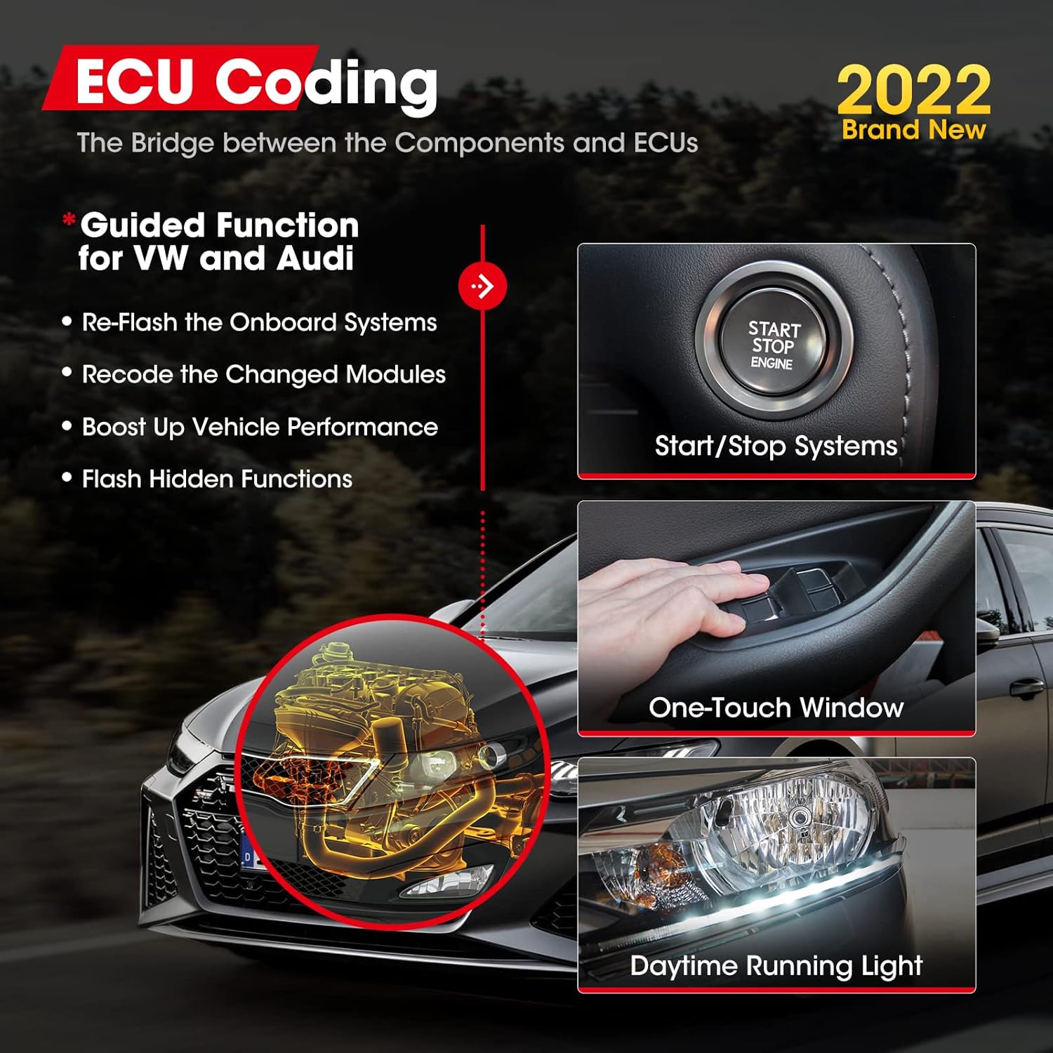 Autel MaxiPRO MP808TS Diagnostic Scanner: 2022 Auto Scan Tool for All Cars with 30+ Special Service, Comprehensive TPMS Solutions, Full Diagnostic Functions Updated of MP808/DS808/MP808K/MS906 with BT