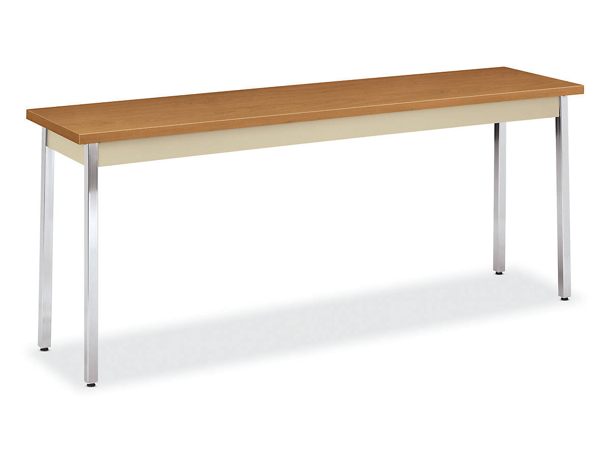 HON Utility Table Rectangular 72w x 18d x 29h Harvest/Putty