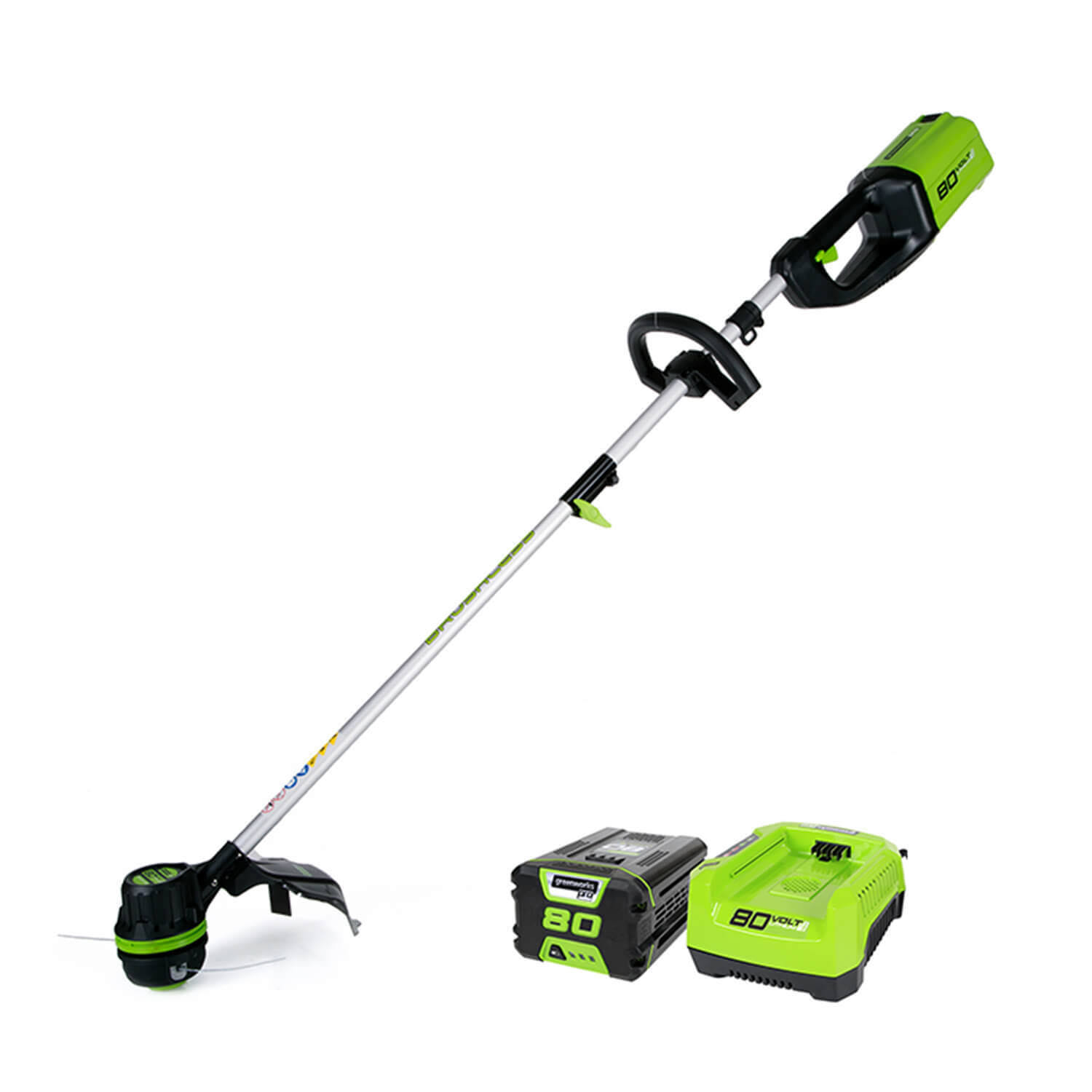 Greenworks Pro 16-inch 80V Cordless String Trimmer, 2.0 ST80L210