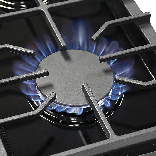 KOSTCH 30-inch Professional Freestanding Pro-Style Natural Gas Range or Liquid Propane Gas Range with 5 Burners, 4.55 cu.ft. Oven Capacity, in Stainless Steel - KOS-30RG03M
