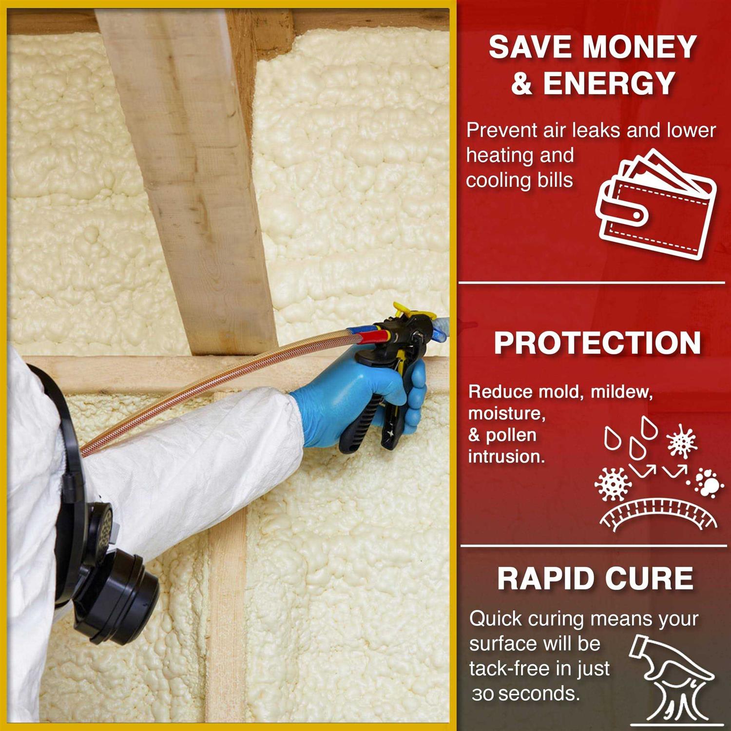 AWF PRO Froth-pak 210 Spray Foam Insulation Kit 9ft Hose. Improved Low Gwp Formula. Insulates Cavities - Shop Hardware Tools Online Store