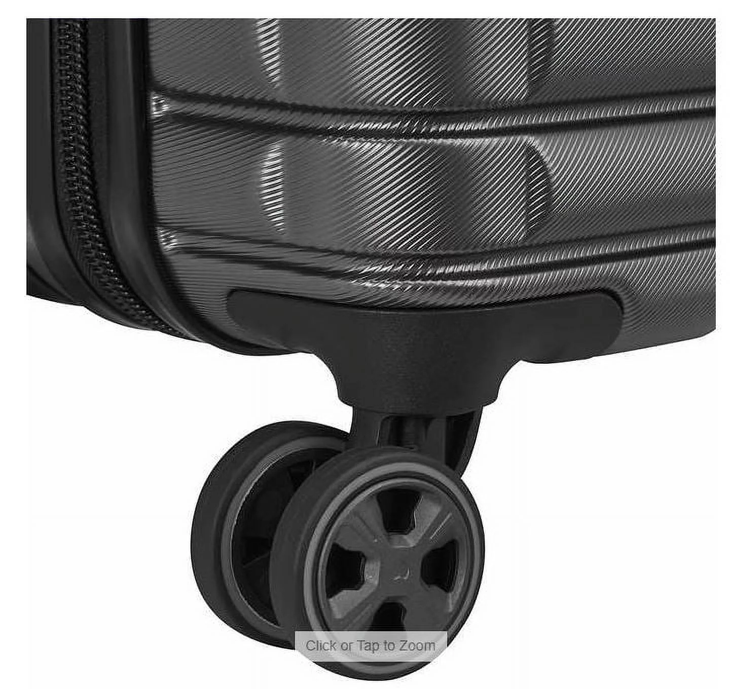 Delsey Paris 2-Piece Hardside Spinner Luggage Set Graphite/Black