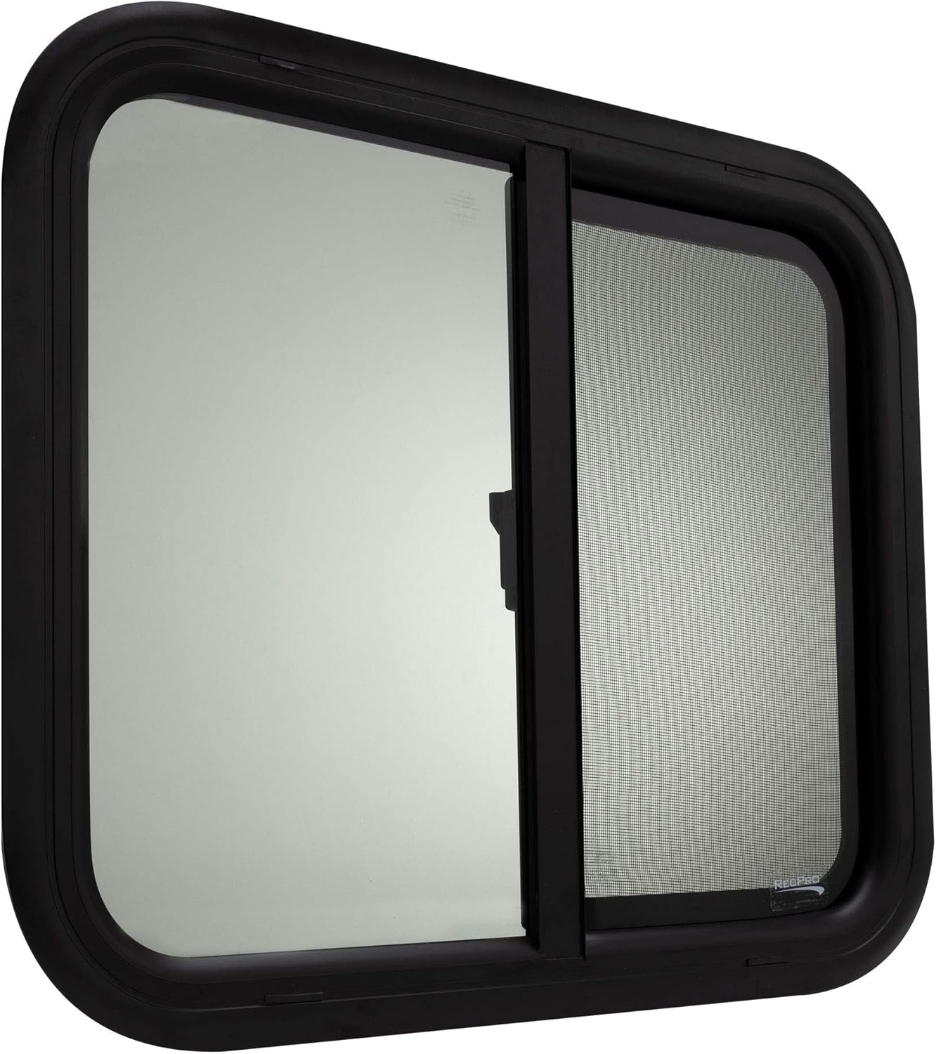 RecPro RV Window | Teardrop Horizontal Slide | RV Window Replacement | Camper Window | Tempered Tinted Glass | RV Window with Screen (21 W x 14 H, No Trim Kit)