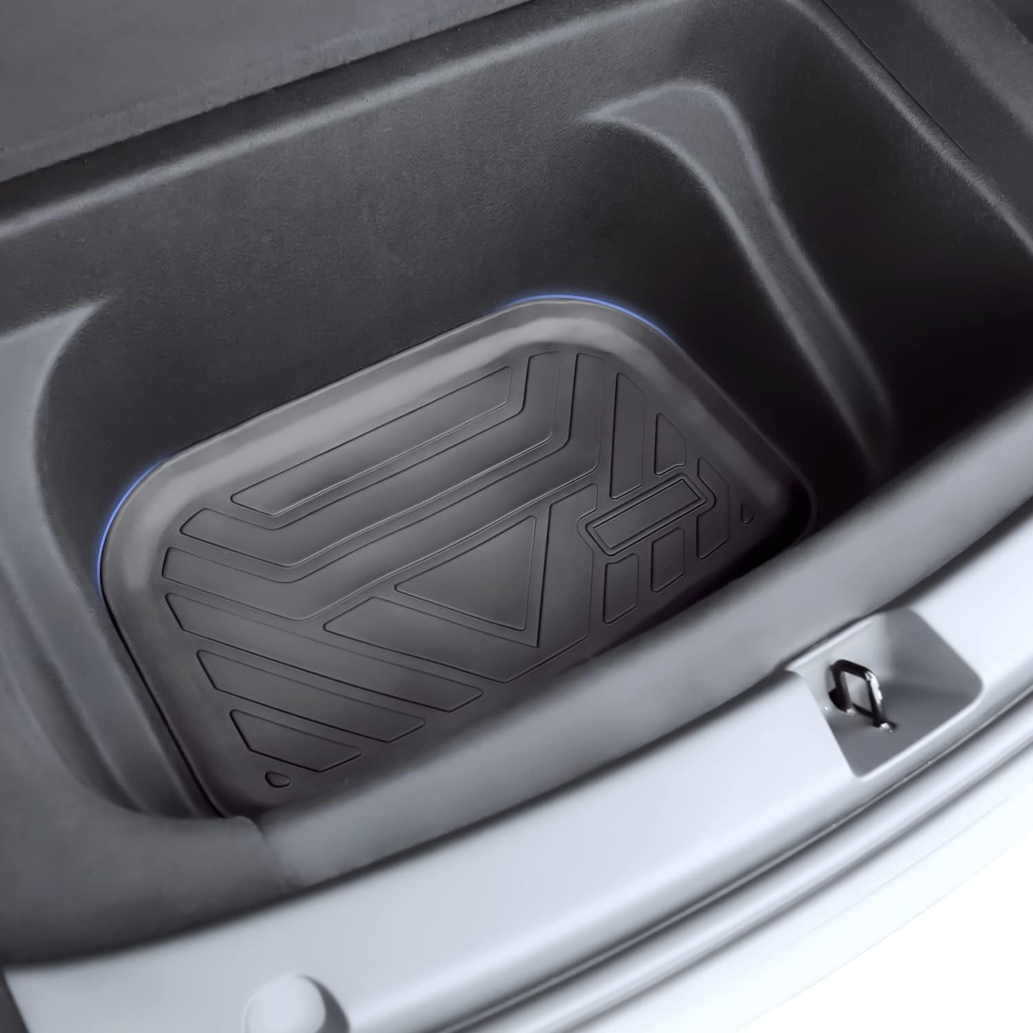 Sumli Trunk Mat for Tesla Model Y Trunk Mat Cargo Liner, 3PCS Frunk Storage Mats TPE 2021-2022 Tesla Model Y Accessories (Front Trunk Mat+ Rear Storage Mat+ Rear Trunk Mat)