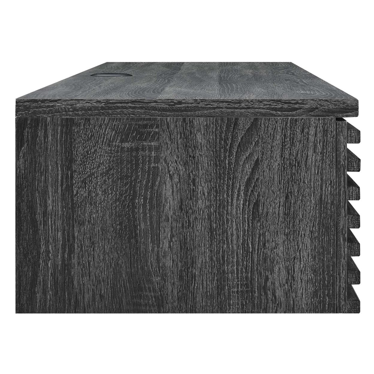 Render Wall Mount Wood Office Desk Charcoal