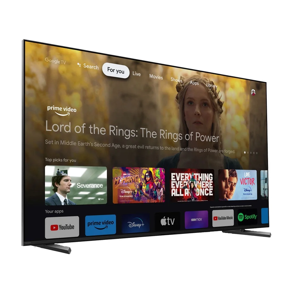 Sony XR85X90L Bravia XR 85" X90L 4K HDR Full Array LED Smart TV (2023 Model) Bundle with Premiere Movies Streaming + 37-100 Inch TV Wall Mount + 6-Outlet Surge Adapter + 2X 6FT 4K HDMI 2.0 Cable