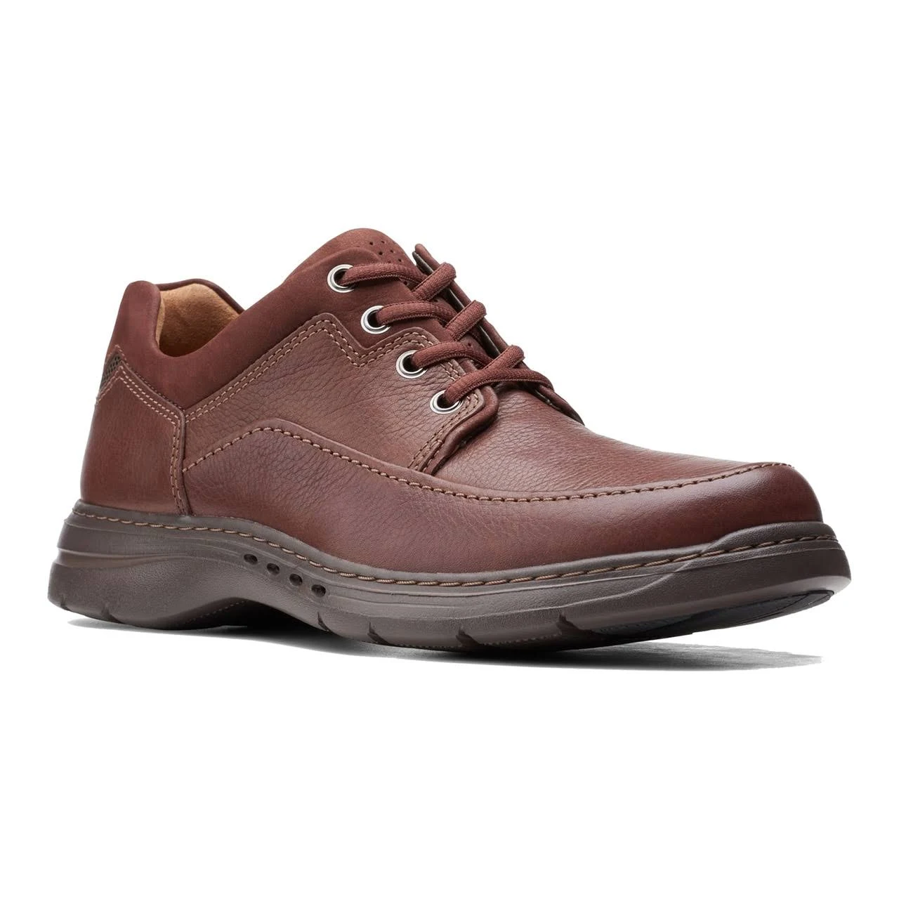 Clarks Men&s Un.Brawley Lace - Mahogany Leather