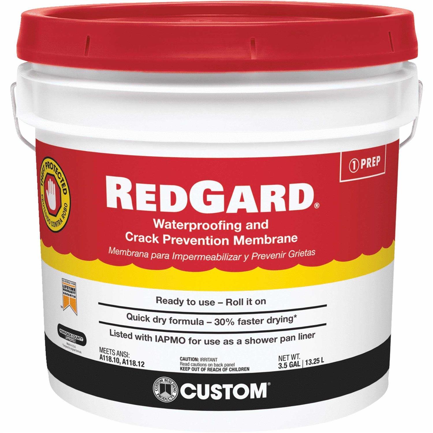 Custom Building Products Lqwaf3 RedGard Waterproofing &amp; Crack Prevention - Shop Hardware Tools Online Store