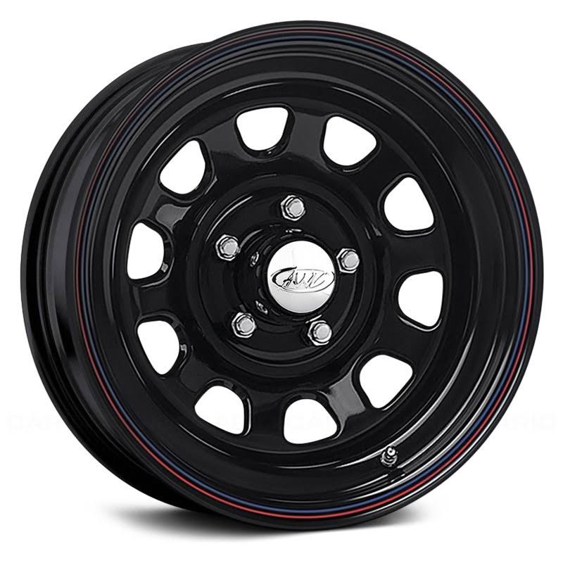 AWC 51 Daytona Wheel 15x10 5x4.5 (5x114.3) Black -38 mm