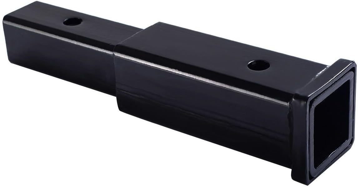 Strulo 8” Auto and RV Hitch Extension (Extender) with 2” Receiver – 500 lb Load Capacity Pack of 2