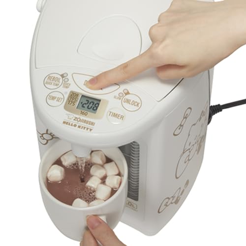 Zojirushi CD-WCC30KTWA Micom Water Boiler & Warmer, Hello Kitty Collection,White,3.0-Liter