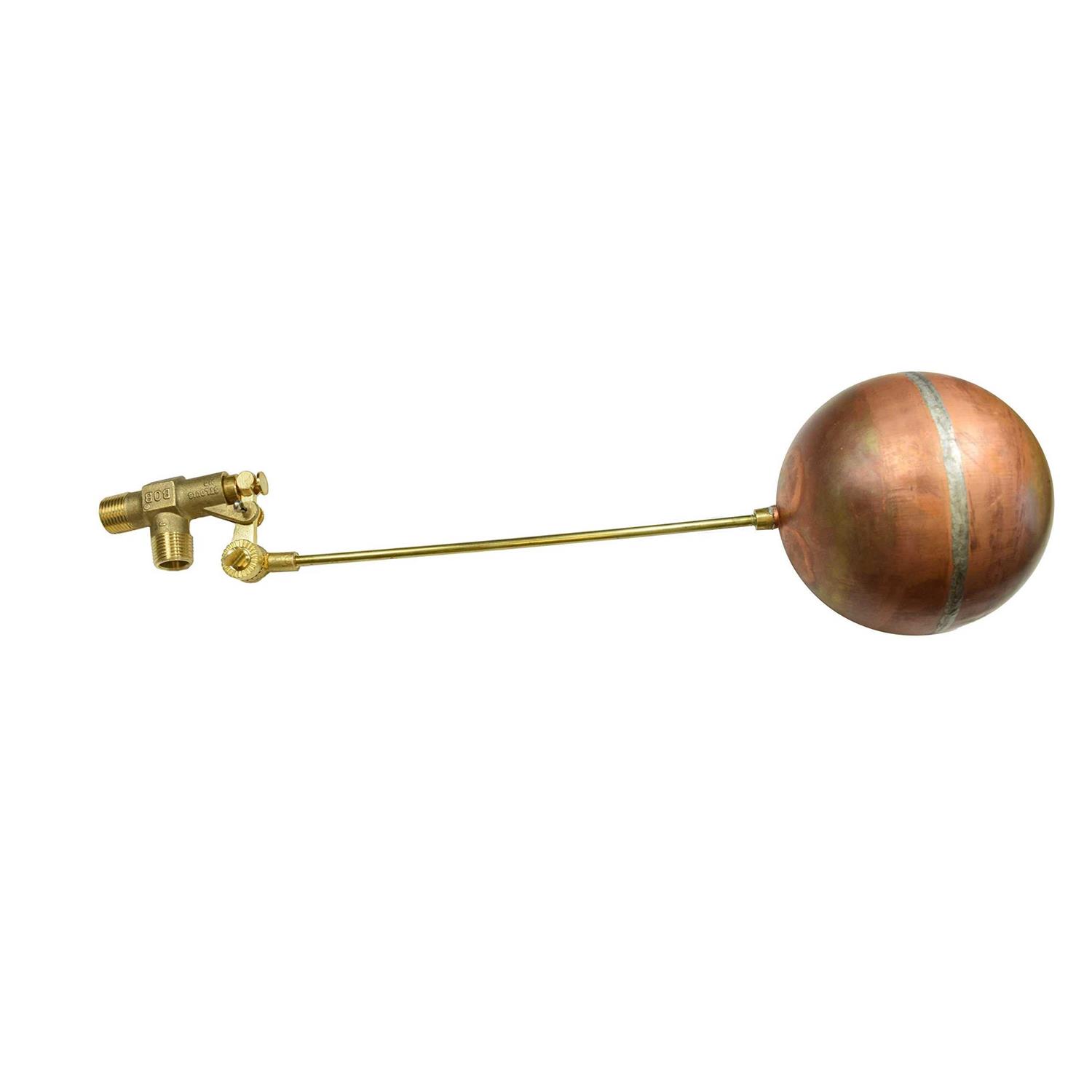 Robert Manufacturing R400-5 Series Bob Red Brass Float Valve Assembly with Stem - Shop Hardware Tools Online Store