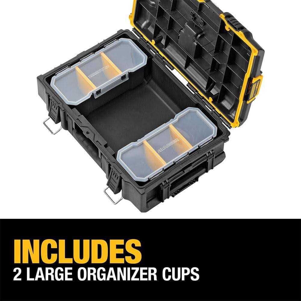 DEWALT TOUGHSYSTEM 2.0 22 in. Small Tool Box, TOUGHSYSTEM 2.0 24 in. Mobile Tool Box, 22 in. Medium Tool Box and Deep Tool Tray - Shop Hardware Tools Online Store