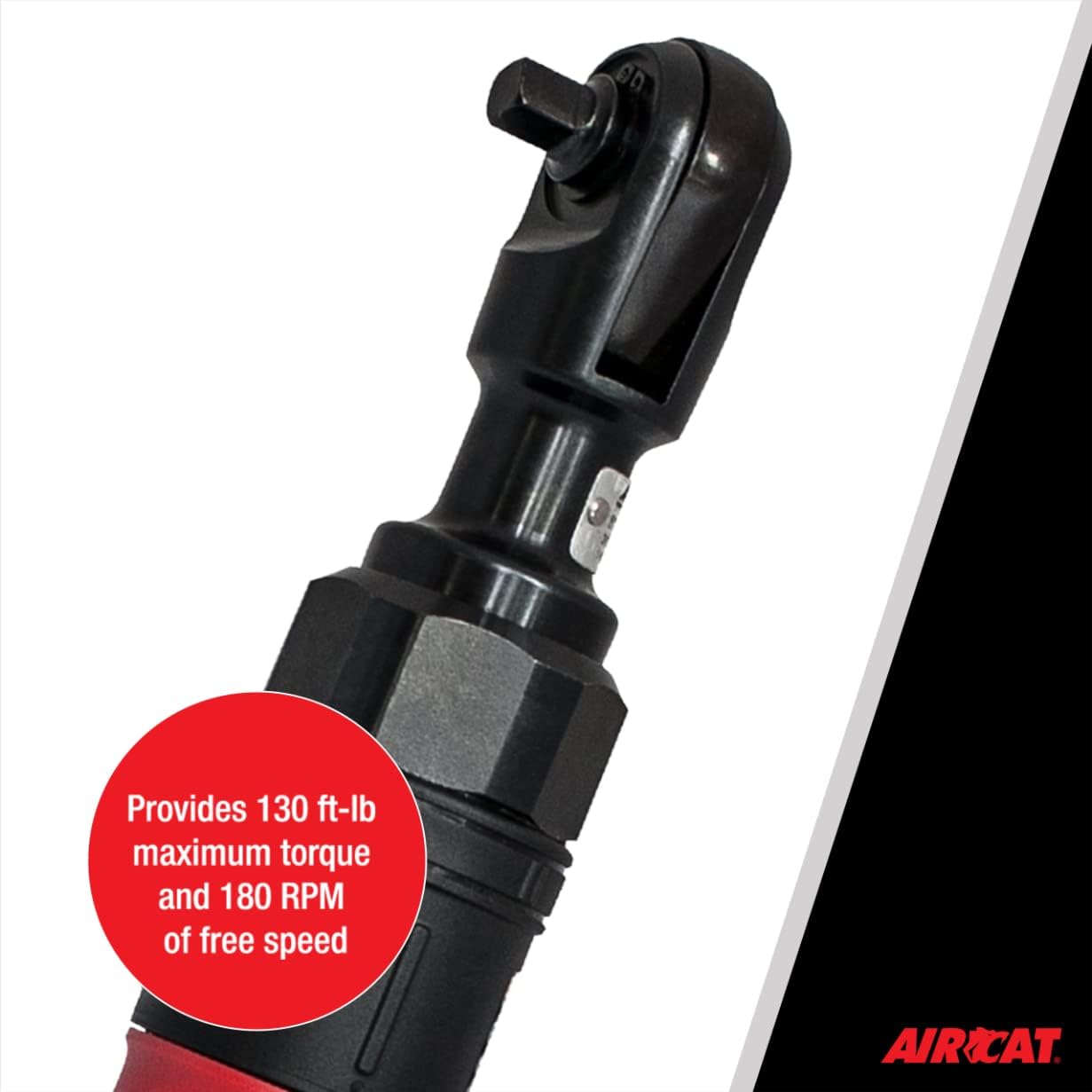 AIRCAT 805-HT-5 1/2-Inch High Torque Ratchet Wrench 130 ft-lbs