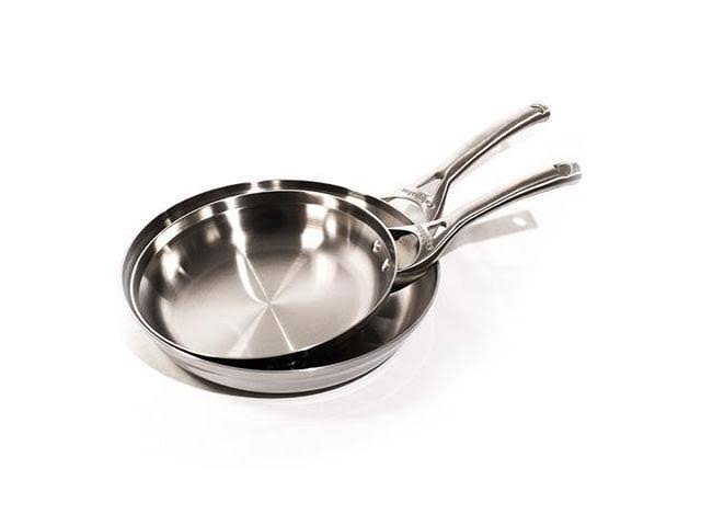 Calphalon Contemporary Stainless Steel 8-Inch u0026 10-Inch Frying Pan Set