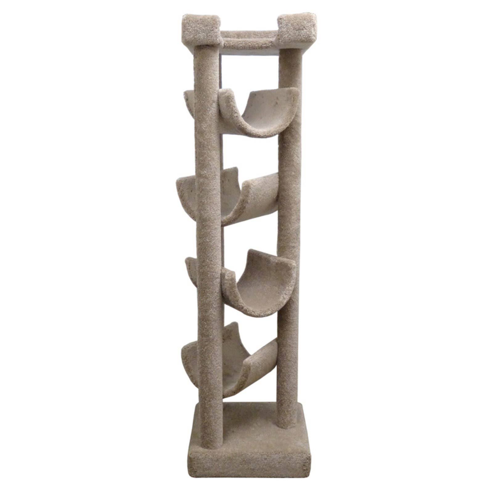 New Cat Condos 6& Skyscraper Cat Tree (Beige)
