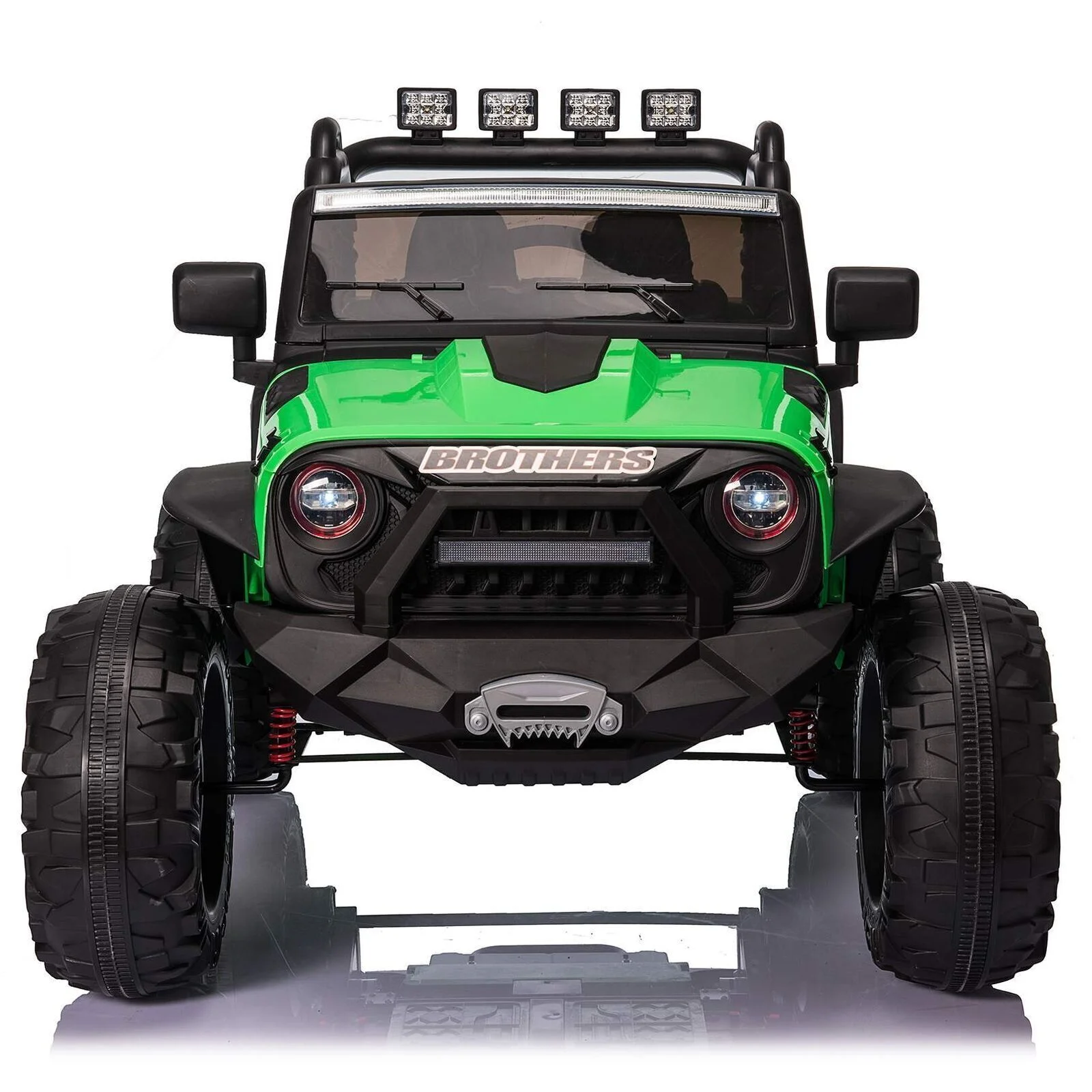 Electric 24V Kids Ride on Truck Car Jeep MP3 LED w/Remote Control - 2 Seats, 400W - Curated Treasures Market