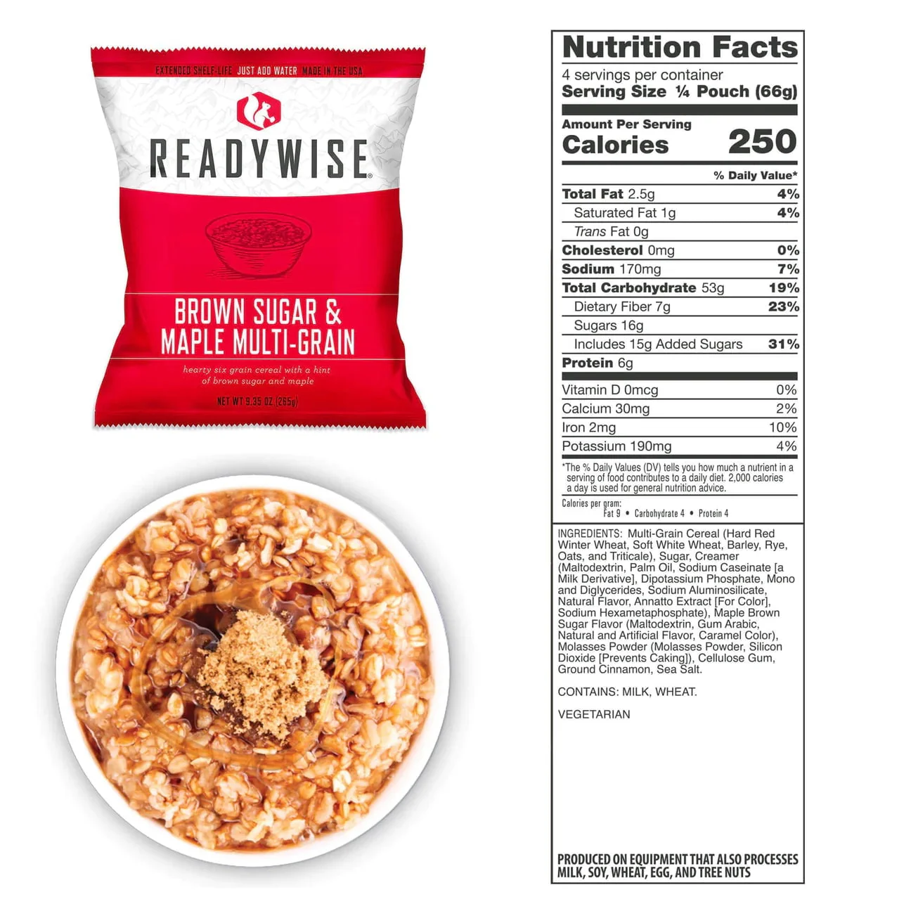 ReadyWise 100 Serving Emergency Food Supply Bucket