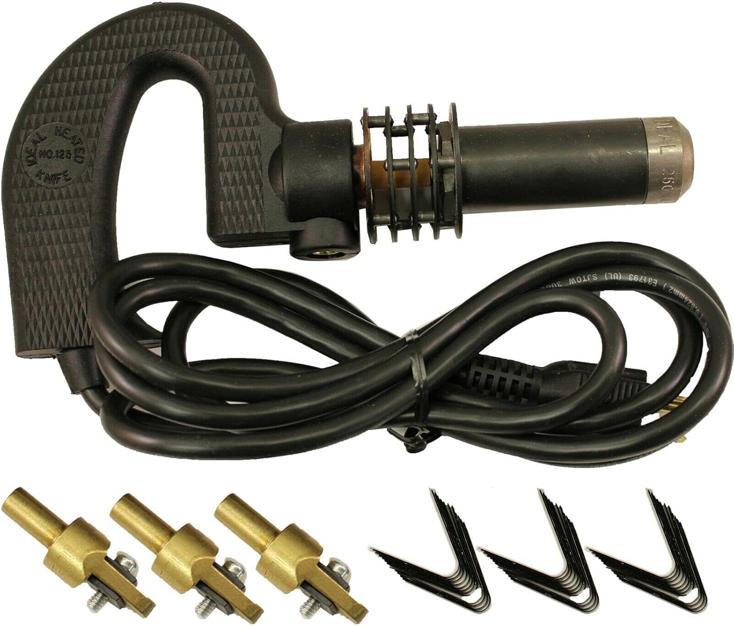 Ideal Tire Groover Kit Cutter Grooving Iron with (3) Heads & (3) Blades