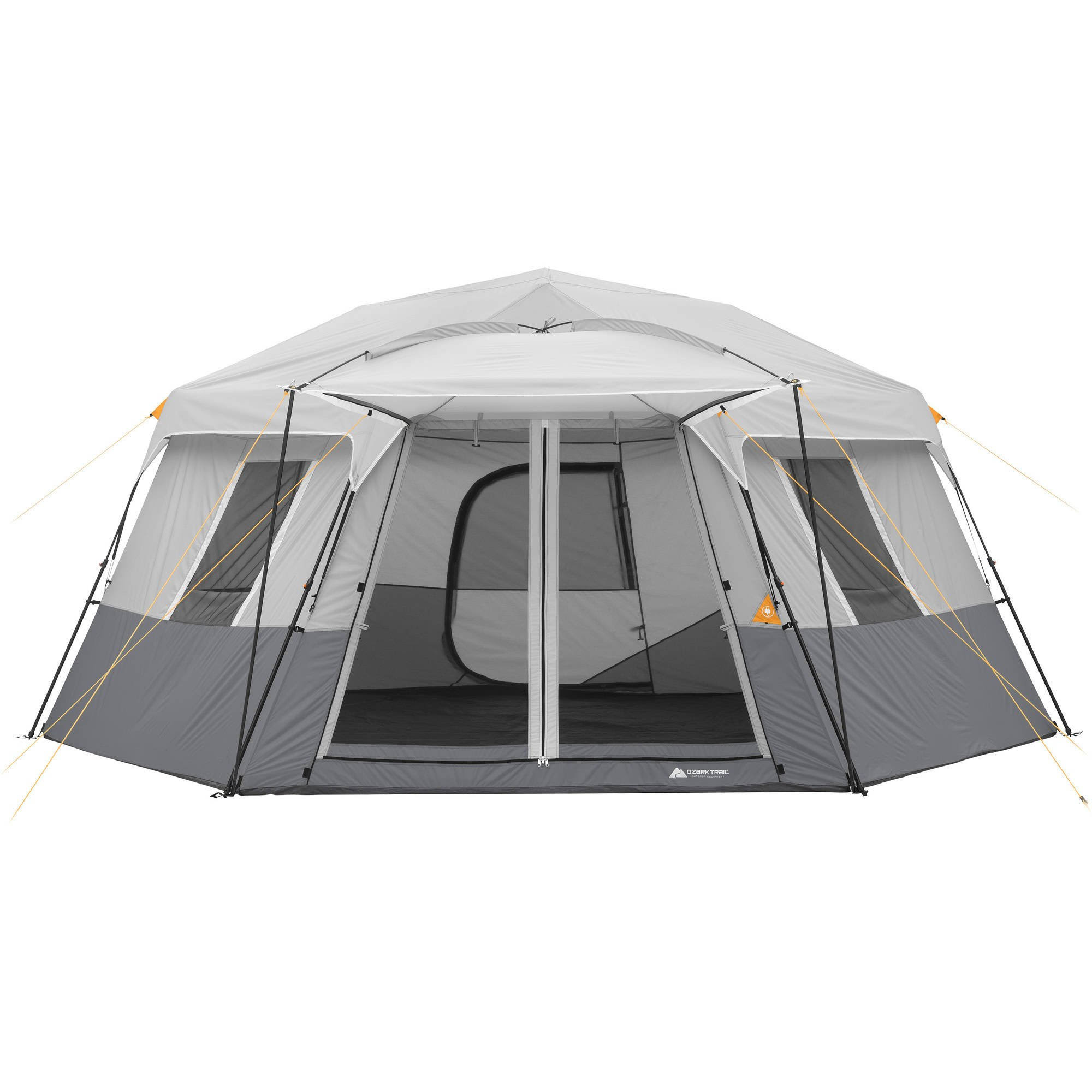 Ozark Trail 17& x 15& Person Instant Hexagon Cabin Tent, Sleeps 11